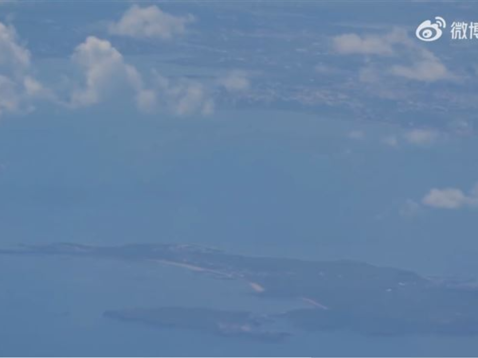中共軍演影片稱「俯瞰澎湖」結果竟是把鏡頭拉近