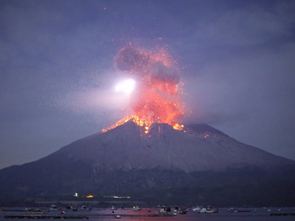 櫻島火山噴發 日本急發避難警戒