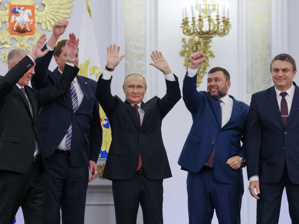 普丁簽字了！　俄羅斯正式併吞烏克蘭4州