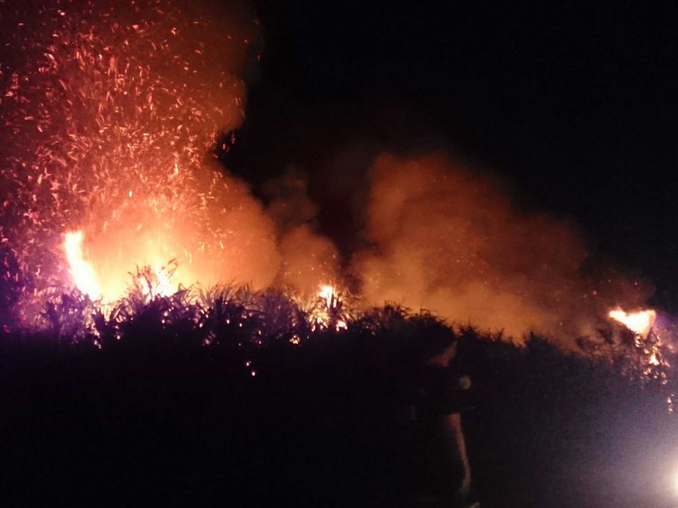 綠島大火 7000平方米全燒光